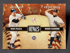 2004 Donruss Leather & Lumber RIVALS  Mike Piazza / Roger Clemens 2371/2499