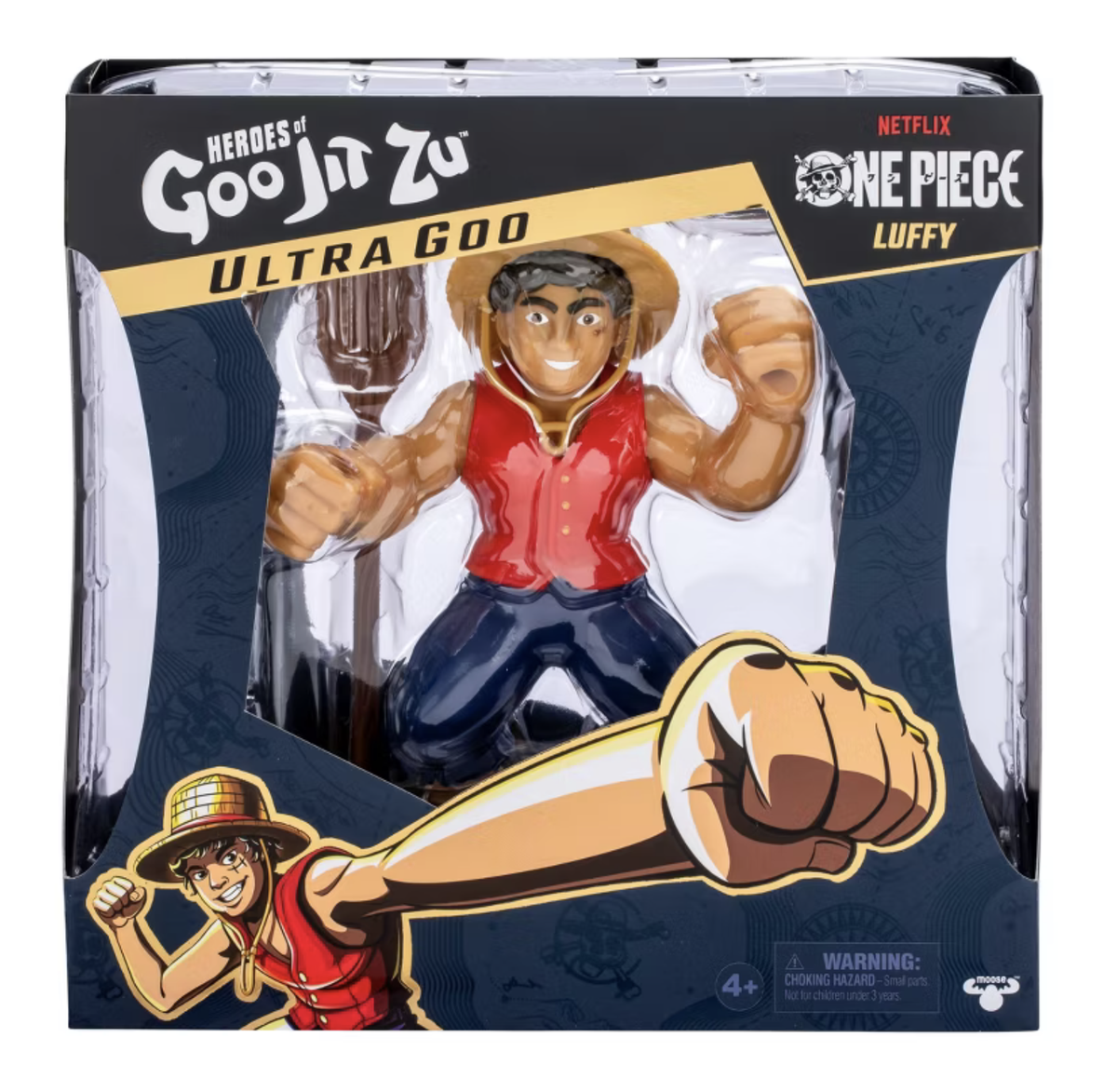 One Piece Heroes of Goo Jit Zu Ultra Goo Collector Luffy Figure 