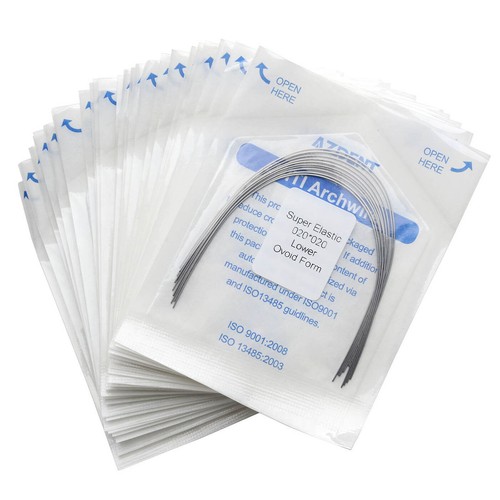 Dental Orthodontic Arch Wire Wires Oval Form Stainless Steel Round/Rectangular - Photo 196/208