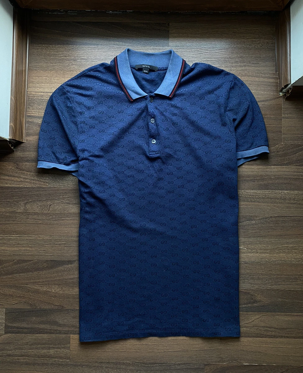 Gucci GUCCI POLO SHIRT MONOGRAM VINTAGE RARE | eBay