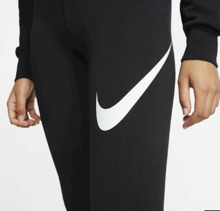 Nike Sportswear Leg-A-See Swoosh Women's Leggings Black DB3896 010 Size L  S