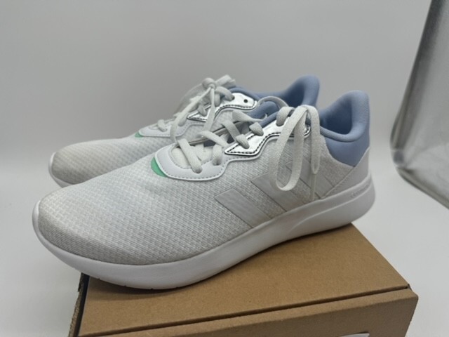 ADIDAS WOMEN’S QT RACER 3.0 RUNNING SHOE SNEAKERS WHITE BLUE DAWN SIZE 10 ADIDAS WOMEN’S QT RACER 3.0 RUNNING SHOE SNEAKERS WHITE BLUE DAWN SIZE 10