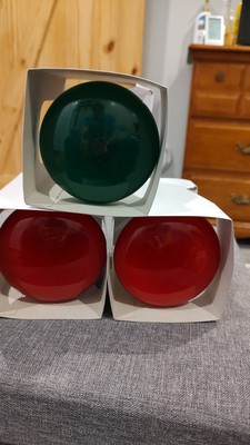 3 Westinghouse 130 watt Color (1)Green And (2)Red Indoor Flood Bulb NOS