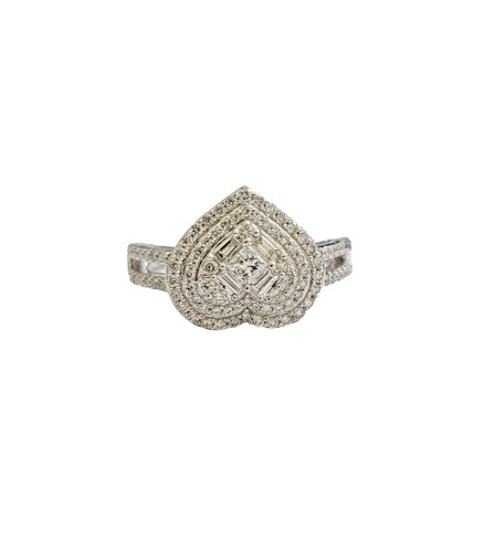 10K Rose Gold Morganite & Diamond 3 Stone Engagement Ring - Swirl Halo Bridal Ring Size 7 - View #6