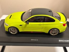 MINICHAMPS BMW (F87) M2 CS in Gorgeous São Paulo & Carbon Roof, 1/18 New in Box