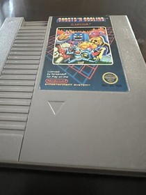 Nintendo Entertainment System NES - Ghosts &lsquo;N Goblins - Tested - 5 Screw