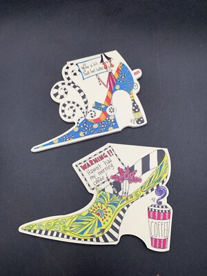 One Box Of Dolly Mama Die Cut Shoe Cards  If The Shoe Fits  6 L 