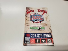 Calendario de bolsillo de béisbol menor RS20 Portland Sea Dogs 2015 - Coca Cola (bronceado BG)