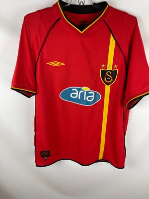 UMBRO アンブロ GALATASARAY ガラタサライ サッカーユニフォーム GALATASARAY 2002 2003 HOME FOOTBALL SHIRT SOCCER JERSEY