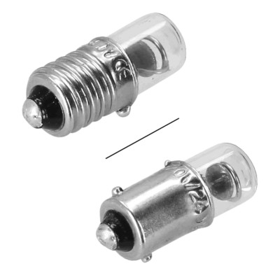 Glimmlampen 230V E10 oder BA 9s Fassung Glühbirne Ersatzlampe