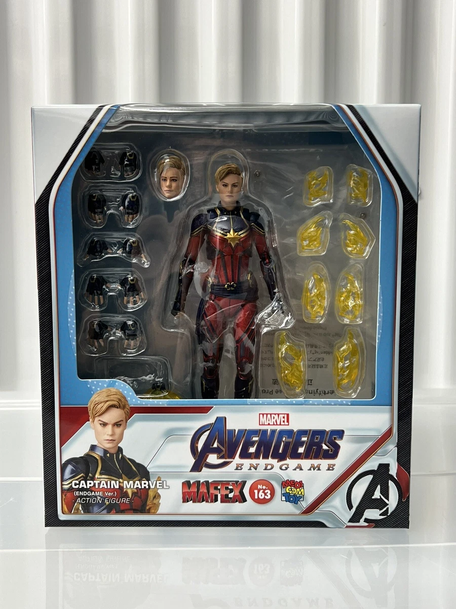 MAFEX CAPTAIN MARVEL (Endgame Ver.) Figure Avengers Mafex No.163 U.S. Seller