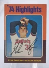 New Listing1975 Topps #5 Nolan Ryan Card California Angels