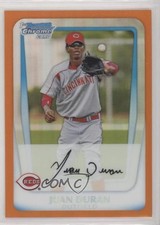2011 Bowman Chrome Prospects Orange Refractor 4/25 Juan Duran #BCP196 u4m