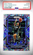 2022 Paolo Banchero Panini Silver Prizm RC PSA 10 POP 130 FB Gem Pristine #249
