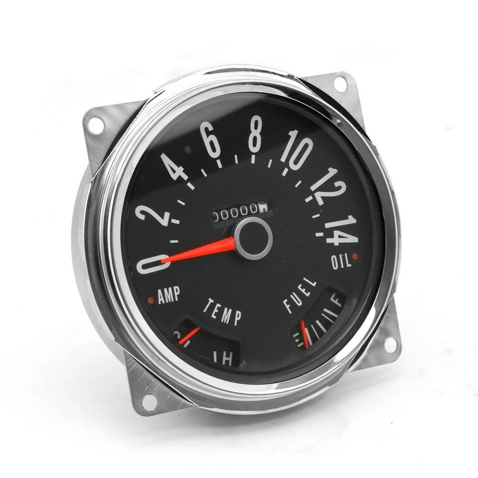 Omix Speedometer Cluster Fits: 1959-1960 Jeep CJ3, 1959-1979 Jeep CJ5, 1959-1975 - Image 4 of 4