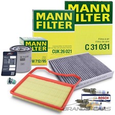 MANN-FILTER INSPEKTIONSPAKET FÜR SEAT IBIZA 5 KJ VW POLO 6 AW 1.0 CHYB CHYC 17- 