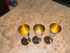 3 Vintage Russian Soviet Union Niello Vodka Cordials 3 3/8" Tall — photo 4