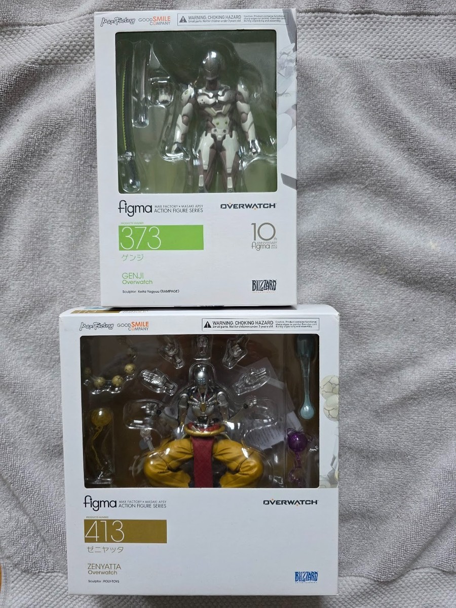 Zenyatta & Genji Overwatch • figma 373 & 413 • Max Factory • Box