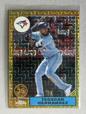 2022 Topps Update  #T87C2-17 Teoscar Hernandez 1987 Topps Chrome Silver Packs