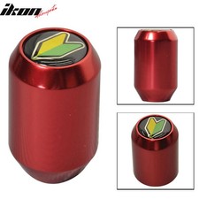 M10 X 1.5 Mm Red Brushed Aluminum 5 Spd Gear Shift Knob Heavy Weighted Mt Manual