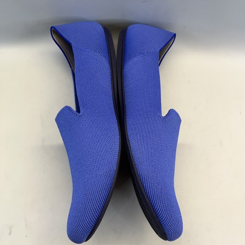 Rothys The Flat Damen-Ballerinas 12 1/2 blau rund geschnitten Strick Slipper - Bild 3 von 8