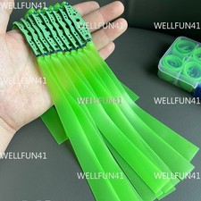 10Pcs Catapult Band Slingshot Spare Rubber Bands 0.5-0.8MM Flat bands Outdoor