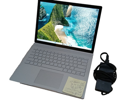 Microsoft Surface Book 1 QHD+ TOUCH i7-6600U 2.6GHz 16GB RAM 512GB SSD Win 11