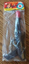 VINTAGE 1960s LOST IN SPACE "MASTER SPY" TOY CAP GUN PISTOL NEW OLD STOCK 