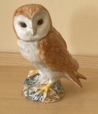 Beswick Barn Owl Figurine  – Hand Painted – Made in England (1965–2002) Boxed