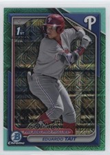 2024 Bowman Chrome Prospects Mega Box Aqua Mojo Refractor /299 Eduardo Tait 1e8e