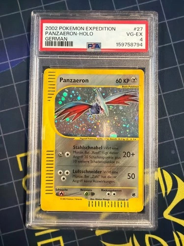 PSA 4 Skarmory Holo 27/165 German Expedition