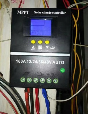 100A 12V/24V/36V/48V Solar Charge Controller MPPT PV Battery Regulator Charger