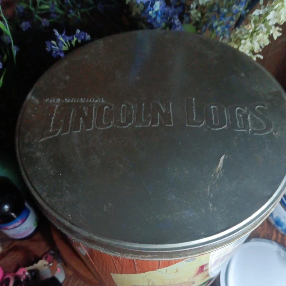 JUEGO DE CONSTRUCCIÓN DE MADERA EDICIÓN CONMEMORATIVA CABINA TRONCOS LINCOLN ORIGINAL MADERA KNEX Foto 2 de 4