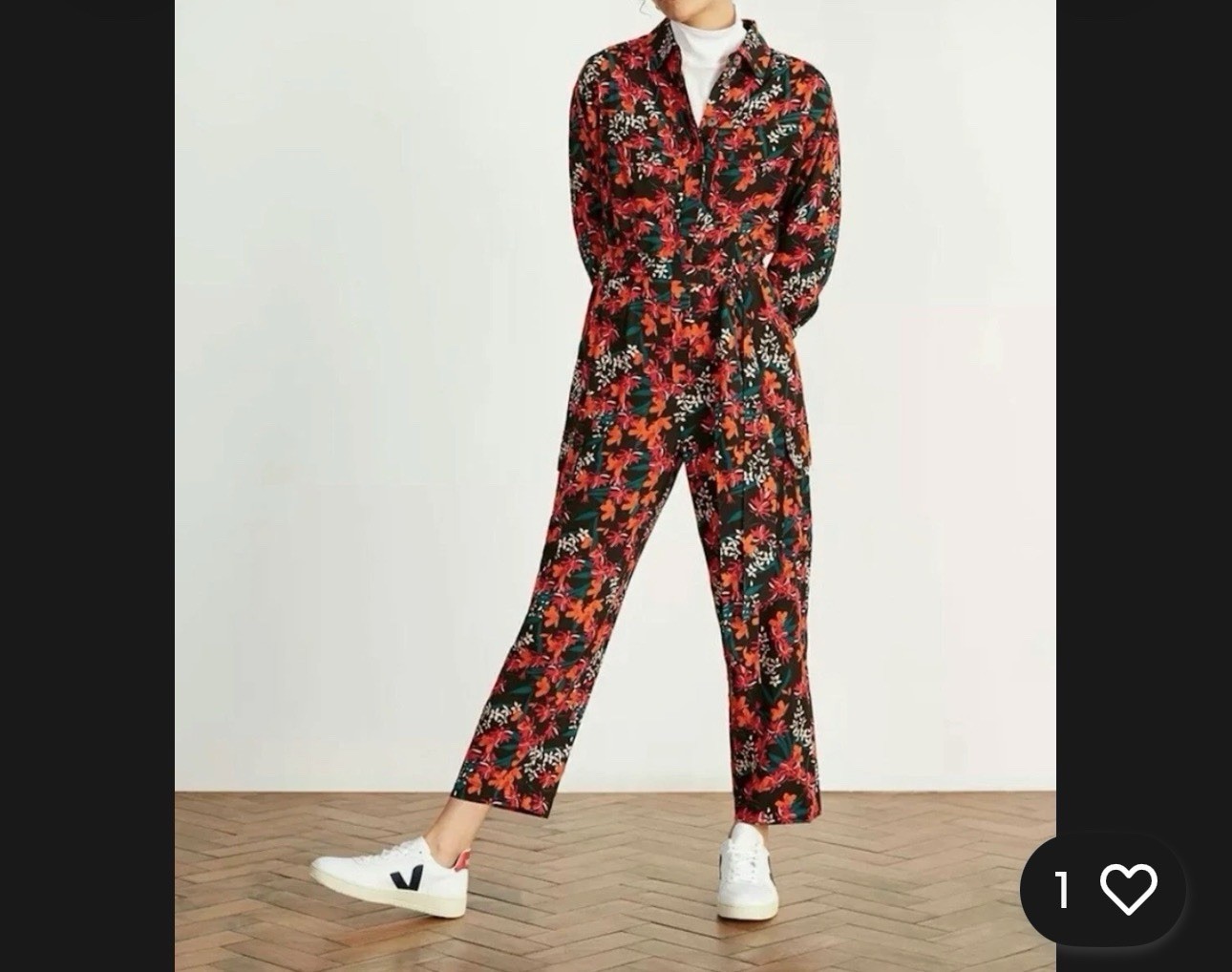 Kitri Jules Floral Adana Printed Boilersuit Jumps… - image 1