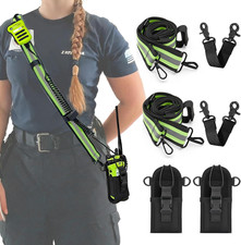 Firefighter Radio Strap and Holder | Reflecti...