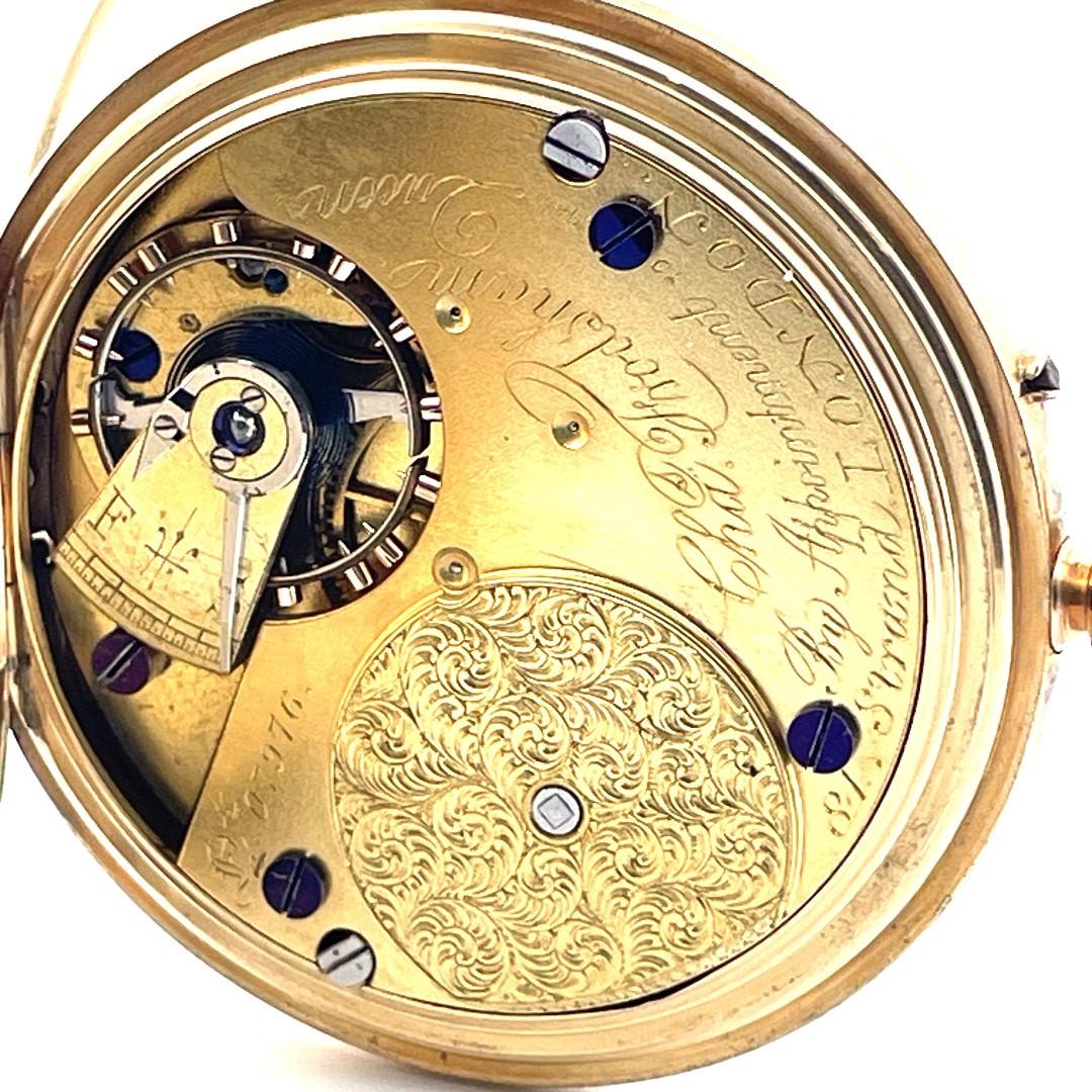Charles Frodsham 18K solid gold Keyless Hunter Pocket watch | eBay