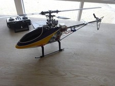 RC helicopter, KDS-450 Aluminum Carbon, 3D
