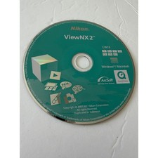 Nikon ViewNX 2 Software CD-ROM CW13 Windows Macintosh Photo Editing Disc