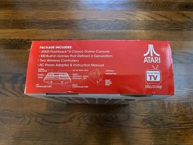 Atari Flashback 6 Classic Game Console Model AR2680 100 Games Open Box