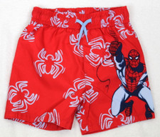 Marvel Spider Man Toddler Boys Swim Shorts Trunks Size 2T