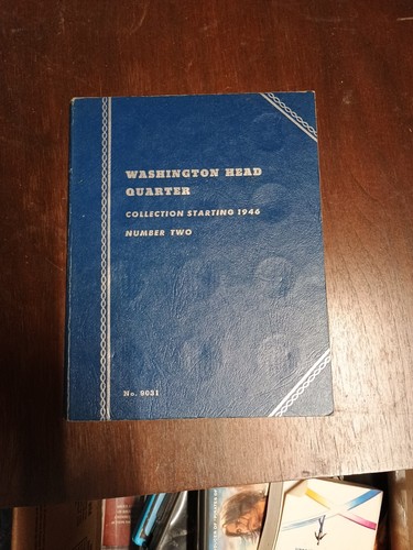  Whitman Washington Quarters Coin Folder Starting 1946 Number 2 Album Book 9031