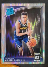 2018-19 Panini Donruss Optic - Rated Rookie Michael Porter Jr. #182 Shock Prizm