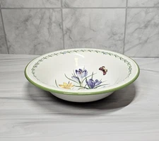 Studio Nova Garden Bloom Cereal/Soup/Salad Bowl Flowers Butterfly Design Y2372