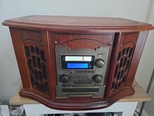 Innovative Technology ITRR-501 Wooden Music Center Record, CD, Cassette, Radio