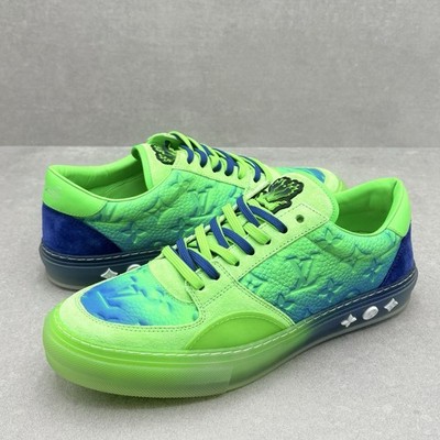 NEW! Louis Vuitton Ollie Richelieu ' Green Blue ' | Size 8.5 LV (9.5-10 US)