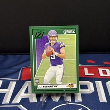2024 Panini Zenith - Rookies J.J. McCarthy #135 Two Minute Drill (RC)
