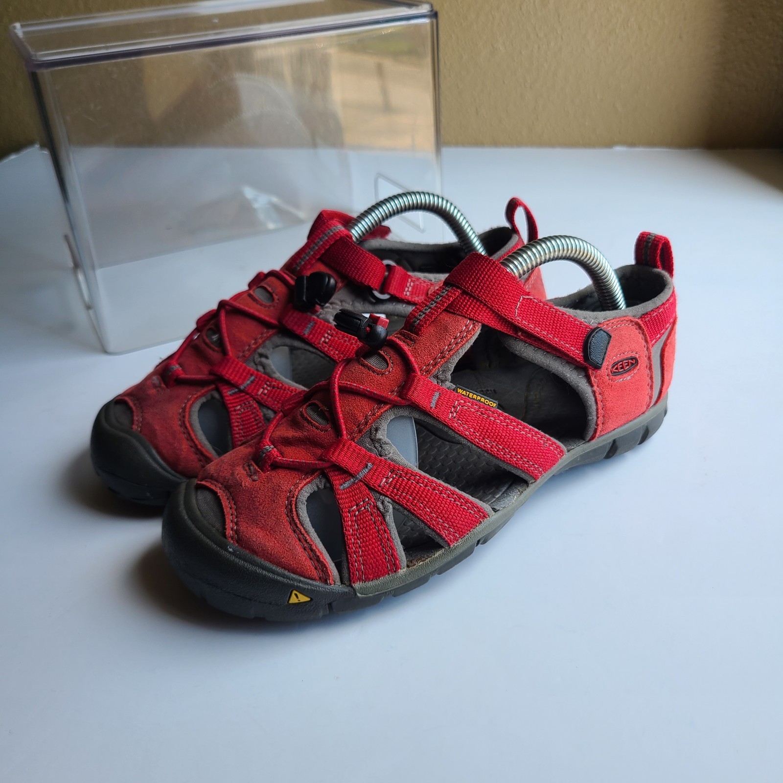 KEEN Footwear Big Kids Seacamp II CNX Nastro Rosso Lega Bambini Taglia 3