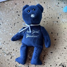 NEW YORK YANKEES BEAR - TY Beanie Baby Babies 8.5" Baseball Bear