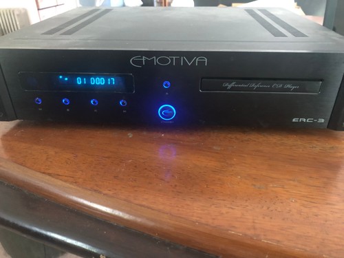 Emotiva ERC-gen 3 cd player/parts works READ Description