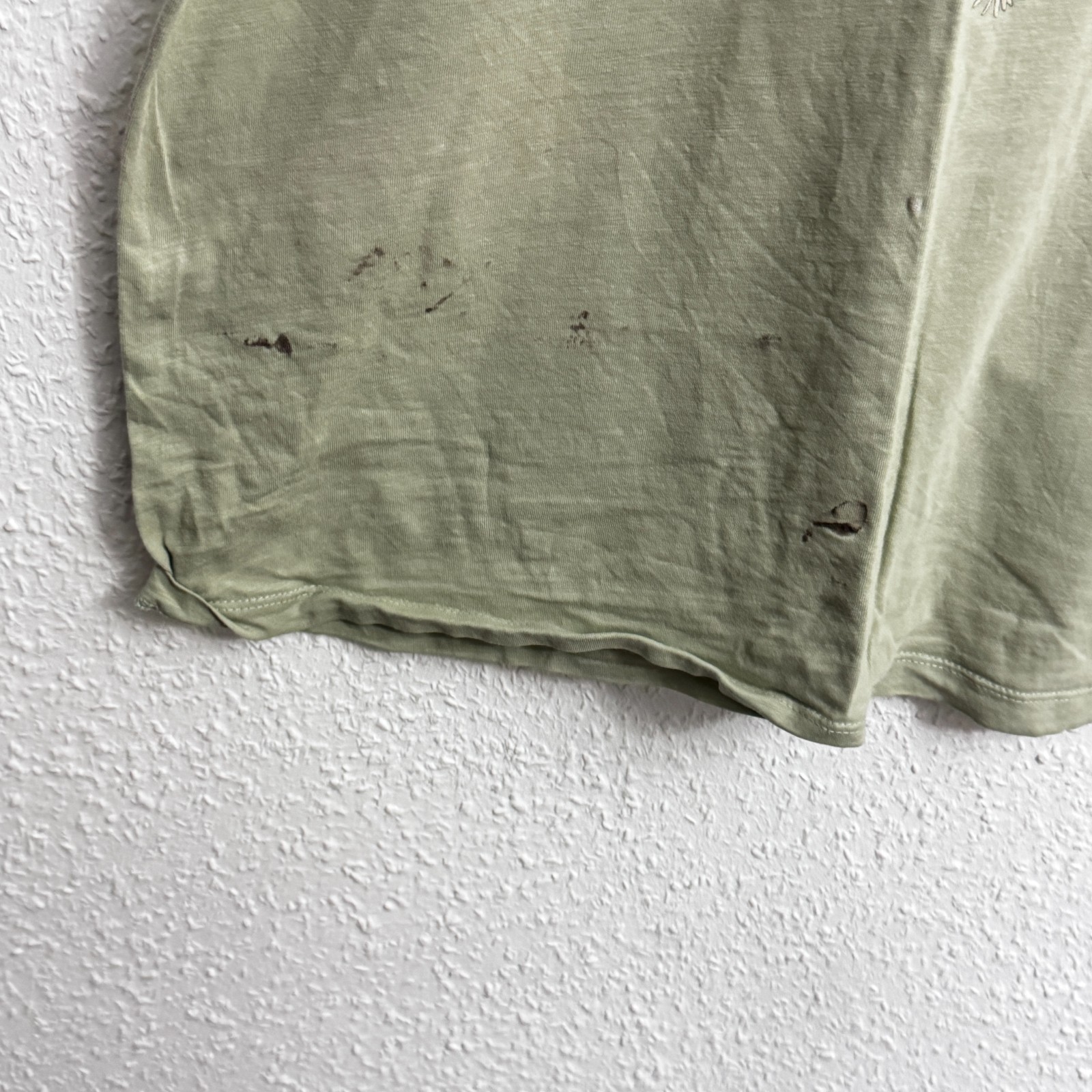 Identic Nature "Peace & Happiness" Graphic T-Shirt - Sage Green image 5
